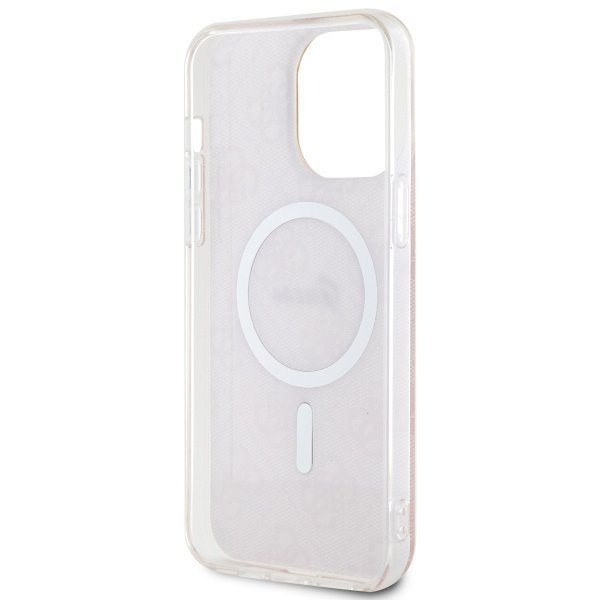 Guess GUHMP13XH4STP iPhone 13 Pro Max 6.7&quot; różowy/pink hardcase 4G MagSafe