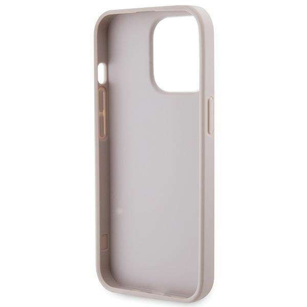 Guess GUHCP13XP4TDSCPP iPhone 13 Pro Max 6.7&quot; różowy/pink hardcase Crossbody 4G Metal Logo