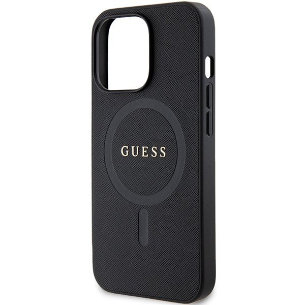 Guess GUHMP13LPSAHMCK iPhone 13 Pro / 13 6.1&quot; czarny/black hardcase Saffiano MagSafe