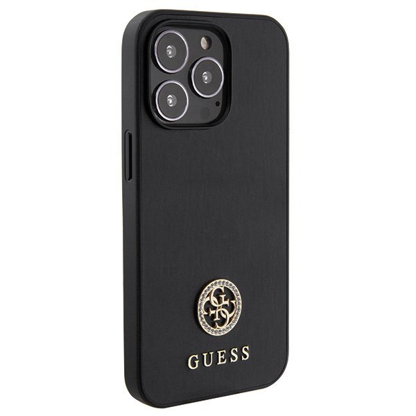 Guess GUHCP13XPS4DGPK iPhone 13 Pro Max 6.7&quot; czarny/black hardcase Strass Metal Logo