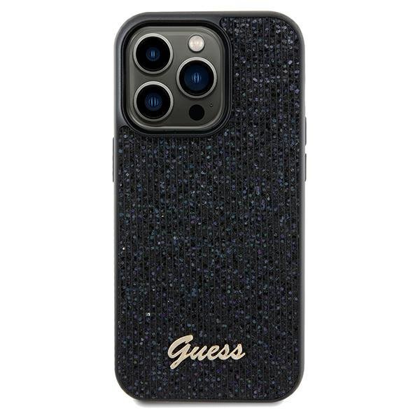 Guess GUHCP13LPMSDGSK iPhone 13 Pro / 13 6.1&quot; czarny/black hardcase Disco Metal Script