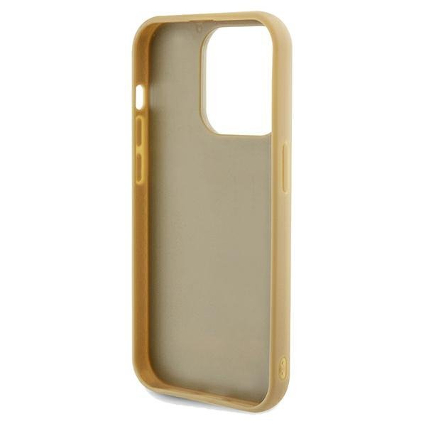 Guess GUHCP14XPMSDGSD iPhone 14 Pro Max 6.7&quot; złoty/gold hardcase Disco Metal Script
