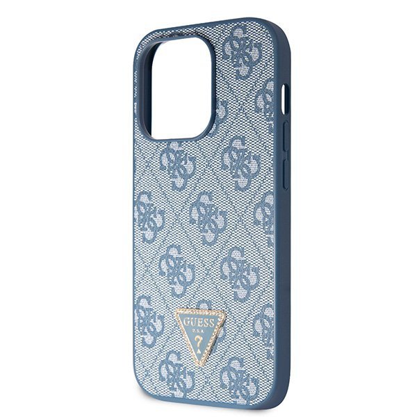 Guess GUHCP14XP4TDSCPB iPhone 14 Pro Max 6.7&quot; niebieski/blue hardcase Crossbody 4G Metal Logo