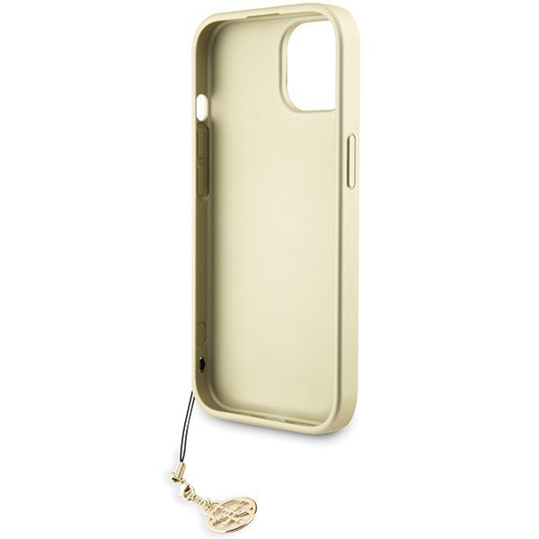 Guess GUHCP15SGF4GGR iPhone 15 / 14 / 13 6.1&quot; szary/grey hardcase 4G Charms Collection