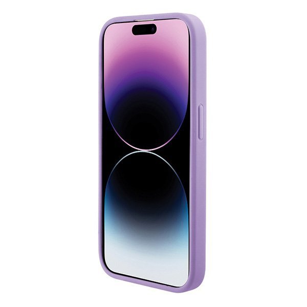 Guess GUHMP15MPSAHMCU iPhone 15 Plus / 14 Plus 6.7&quot; fioletowy/purple hardcase Saffiano MagSafe