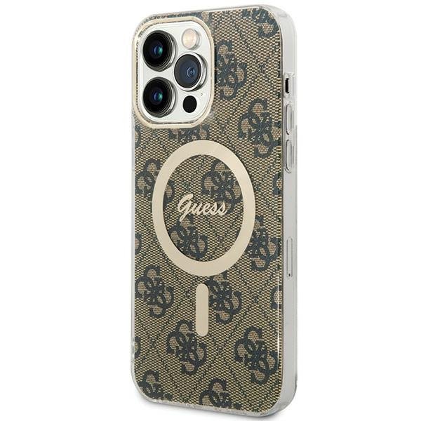 Guess GUHMP15XH4STW iPhone 15 Pro Max6.7&quot; brązowy/brown hardcase IML 4G MagSafe
