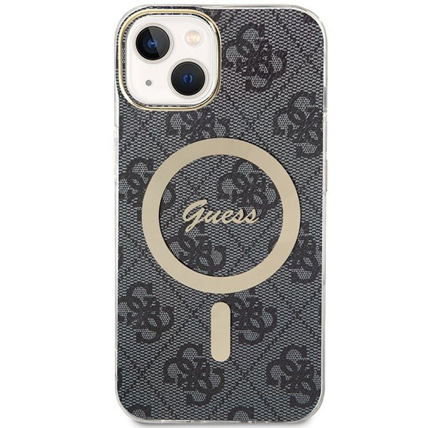 Guess GUHMP15MH4STK iPhone 15 Plus / 14 Plus 6.7&quot; czarny/black hardcase 4G MagSafe