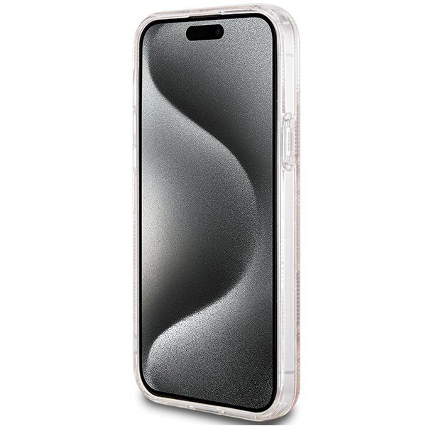 Guess GUHMP15SHGCUSTGW iPhone 15 / 14 / 13 6.1&quot; brązowy/brown hardcase IML GCube MagSafe