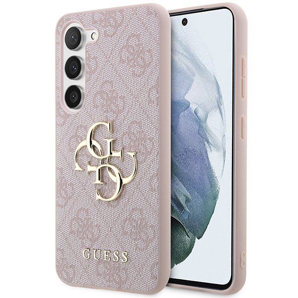 Guess GUHCSA354GMGPI A35 A356 różowy/pink hardcase 4G Big Metal Logo