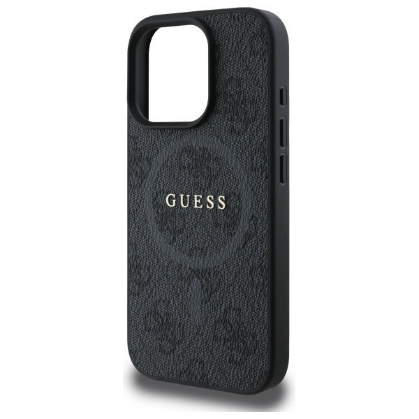 Guess GUHMP16XG4GFRK iPhone 16 Pro Max 6.9&quot; czarny/black hardcase 4G Ring Classic Logo MagSafe