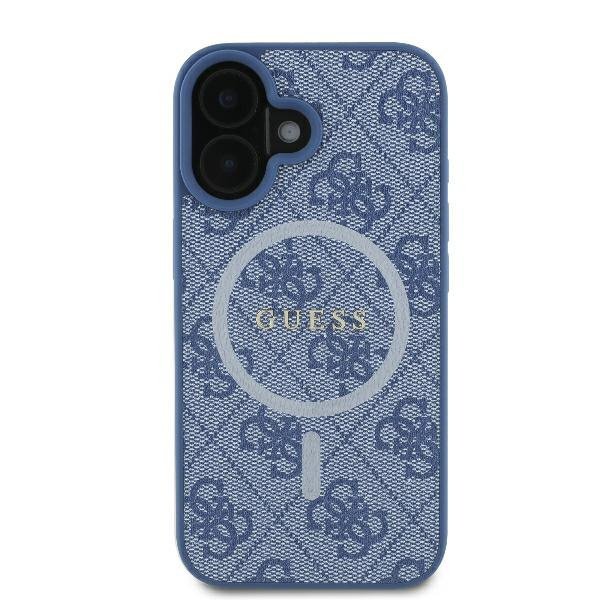 Guess GUHMP16SG4GFRB iPhone 166.1&quot; niebieski/blue hardcase 4G Ring Classic Logo MagSafe