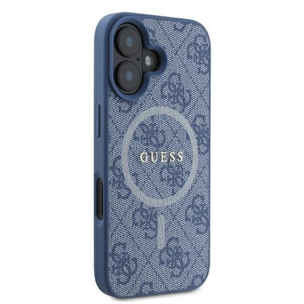 Guess GUHMP16SG4GFRB iPhone 166.1&quot; niebieski/blue hardcase 4G Ring Classic Logo MagSafe