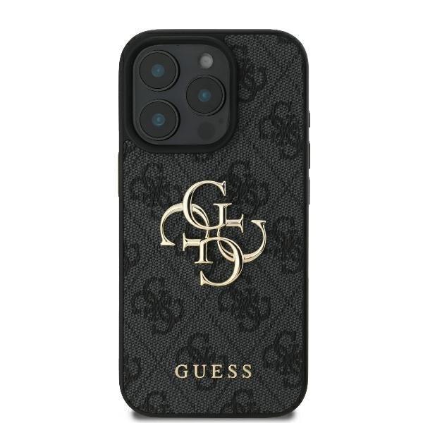 Guess GUHCP16X4GMGGR iPhone 16 Pro Max 6.9&quot; czarny/black hardcase 4G Big Logo