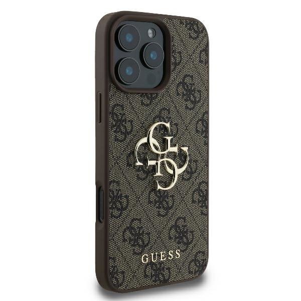 Guess GUHCP16X4GMGBR iPhone 16 Pro Max 6.9&quot; brązowy/brown hardcase 4G Big Logo