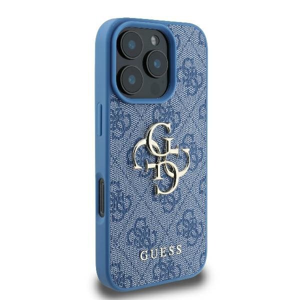 Guess GUHCP16L4GMGBL iPhone 16 Pro6.3&quot; niebieski/blue hardcase 4G Big Logo