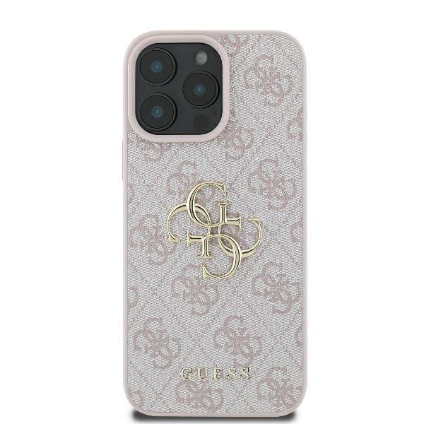 Guess GUHCP16L4GMGPI iPhone 16 Pro6.3&quot; różowy/pink hardcase 4G Big Logo