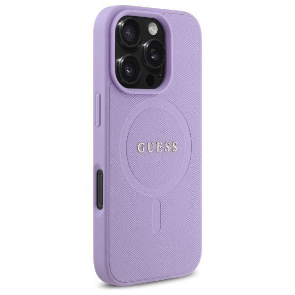 Guess GUHMP16XPSAHMCU iPhone 16 Pro Max 6.9&quot; fioletowy/purple hardcase Saffiano MagSafe