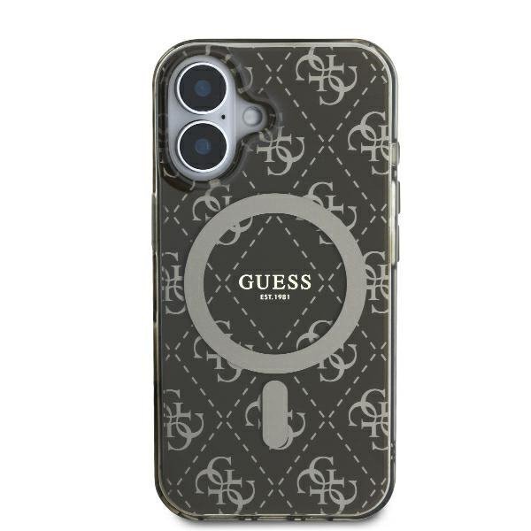 Guess GUHMP16SH4DTEW iPhone 166.1&quot; brązowy/brown hardcase IML 4G Background MagSafe