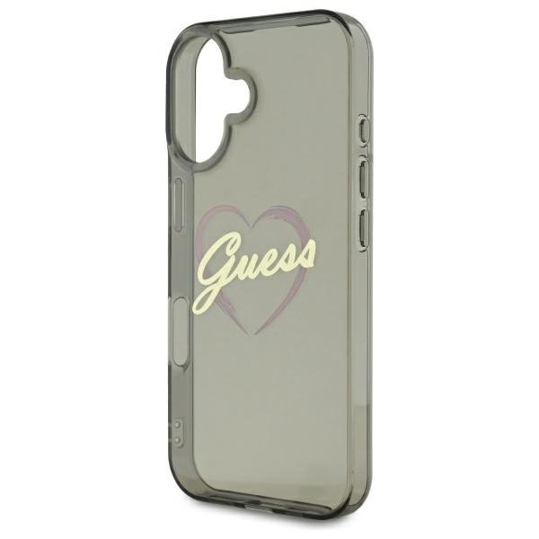 Guess GUHCP16MHCHGSPK iPhone 16 Plus6.7&quot; czarny/black hardcase IML Heart