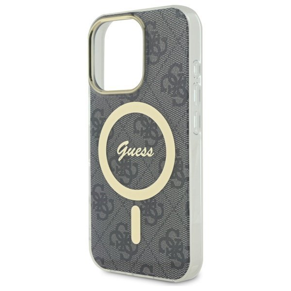 Guess GUHMP16LH4STK iPhone 16 Pro6.3&quot; czarny/black hardcase IML 4G MagSafe