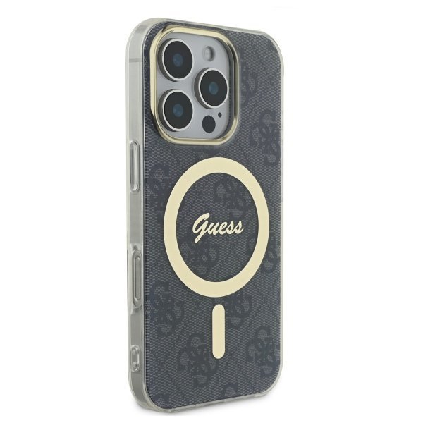 Guess GUHMP16XH4STK iPhone 16 Pro Max 6.9&quot; czarny/black hardcase IML 4G MagSafe