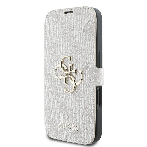 Guess GUBKP16M4GMGPII iPhone 16 Plus6.7&quot; różowy/pink book 4G Metal Logo