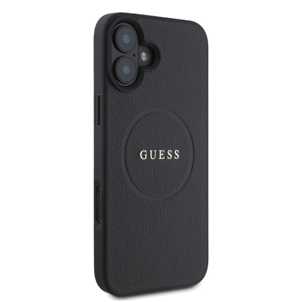 Guess GUHMP16SPGHSMMK iPhone 166.1&quot; czarny/black hardcase Grained Gold Ring MagSafe