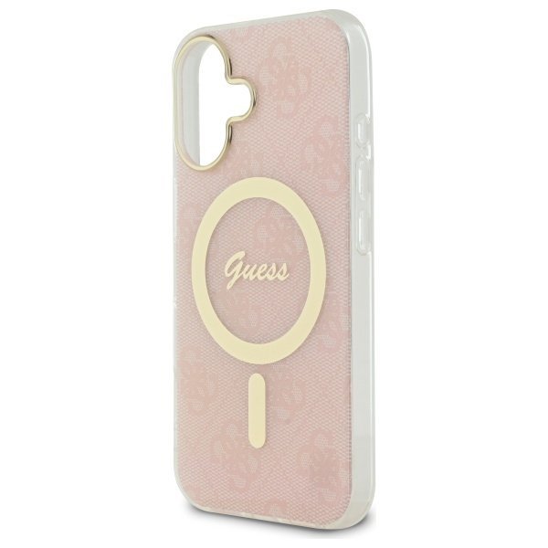 Guess GUHMP16MH4STP iPhone 16 Plus 6.7&quot;  różowy/pink hardcase IML 4G MagSafe