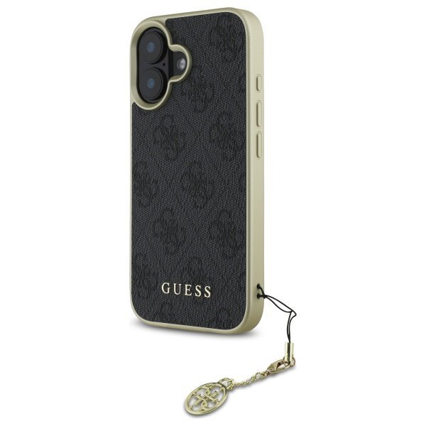 Guess GUHCP16MGF4GGR iPhone 16 Plus 6.7&quot; czarny/black hardcase 4G Charms Collection