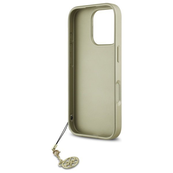 Guess GUHCP16LGF4GGR iPhone 16 Pro 6.3&quot;  czarny/black hardcase 4G Charms Collection