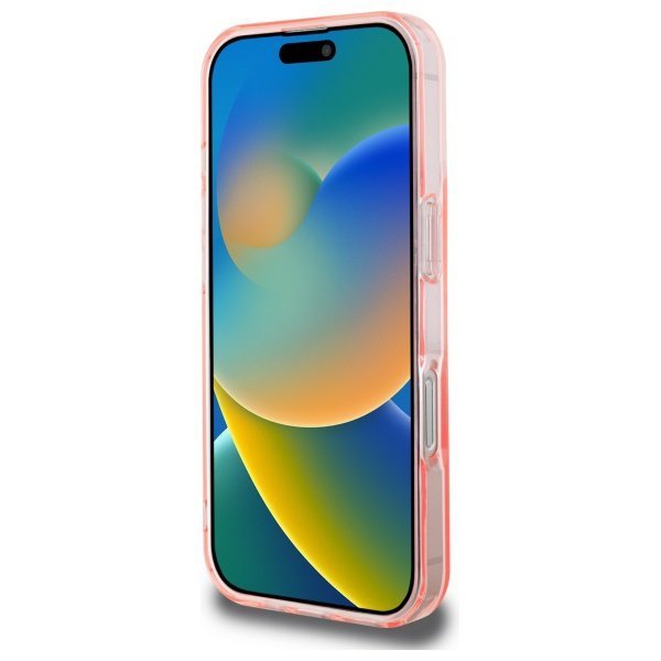 Guess GUHMP16XHFGEREP iPhone 16 Pro Max  6.9&quot; różowy/pink hardcase IML Glitter Circle MagSafe