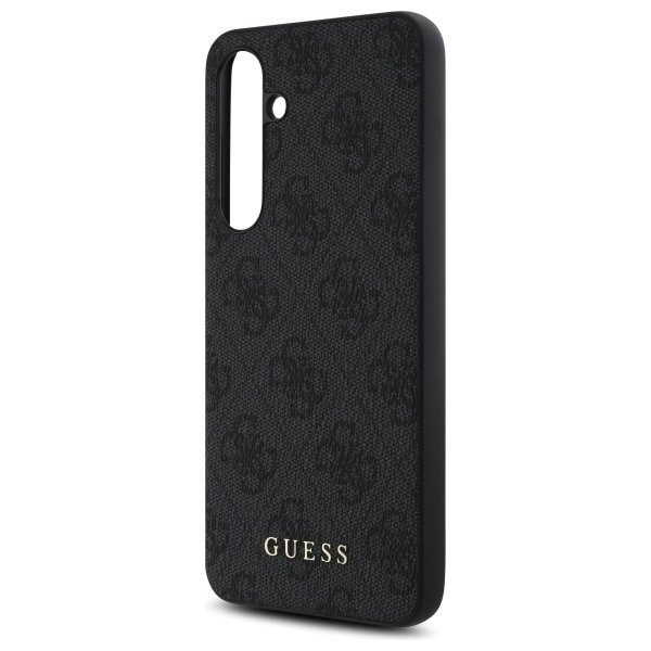 Guess GUHCS24FEG4GFGR S24 FE S721        szary/grey hardcase 4G Metal Gold Logo
