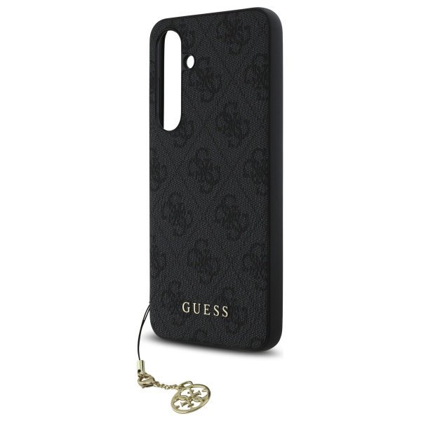 Guess GUHCS24FEGF4GGR S24 FE S721        szary/grey hardcase 4G Charms Collection