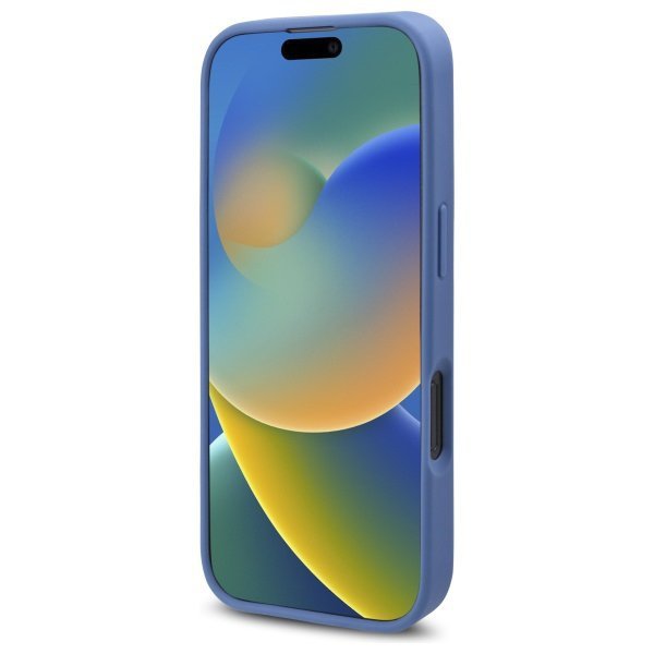 Guess GUHMP16XP4ROPEMCB iPhone 16 Pro    Max 6.9&quot; niebieski/blue hardcase 4G Flowers Print MagSafe