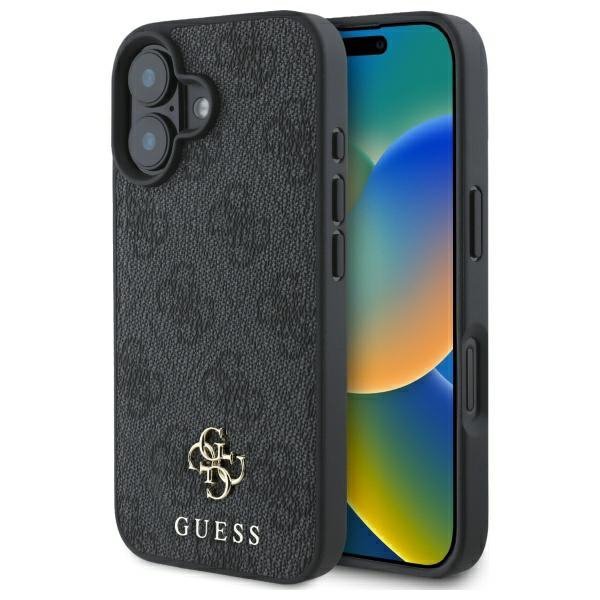 Guess GUHMP16SP4SM4MK iPhone 16 6.1&quot;     czarny/black hardcase 4G Small Classic MagSafe