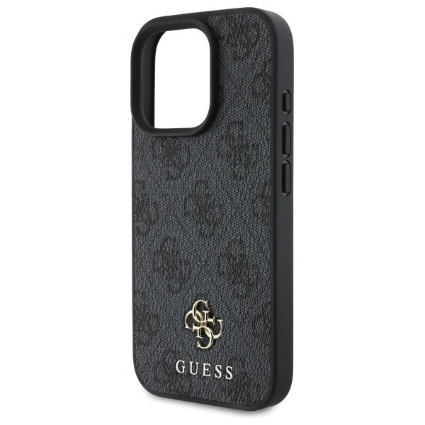 Guess GUHMP16LP4SM4MK iPhone 16 Pro 6.3&quot; czarny/black hardcase 4G Small Classic MagSafe