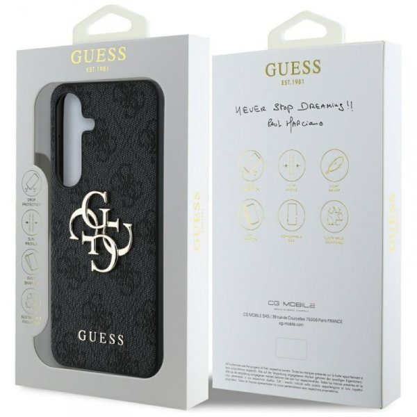 Etui Guess Big 4G Logo Classic Logo do   Samsung Galaxy S25 czarny