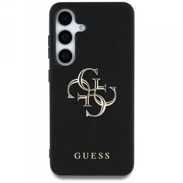 Etui Guess Grained Big 4G Logo Small     Classic Logo do Samsung Galaxy S25+ czarny