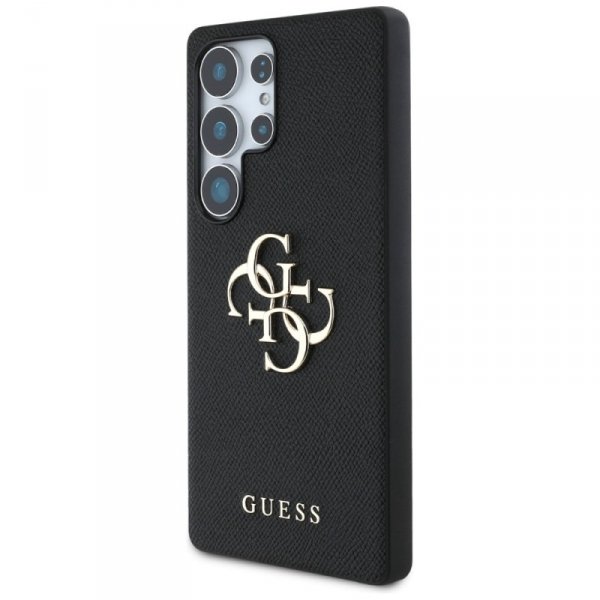Etui Guess Grained Big 4G Logo Small     Classic Logo do Samsung Galaxy S25 Ultra czarny