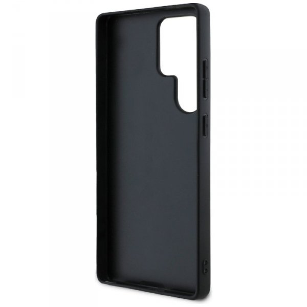 Etui Guess Grained Big 4G Logo Small     Classic Logo do Samsung Galaxy S25 Ultra różowy