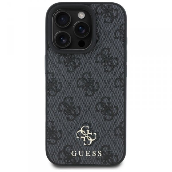 Etui Guess HC PU 4G Small 4G and Classic do iPhone 16 Pro Max MagSafe czarny