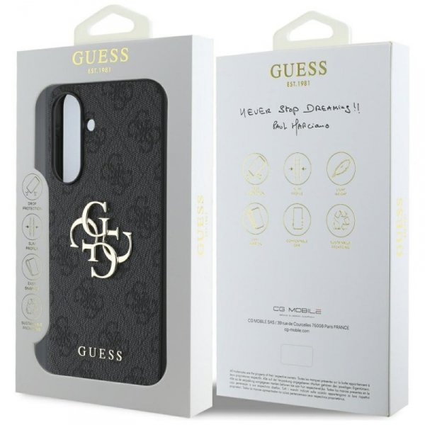 Etui Guess Big 4G Logo Classic Logo do   Samsung Galaxy A36 czarny