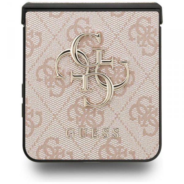 Etui Guess Big 4G Logo Classic Logo do   Samsung Galaxy Z Flip7 różowy