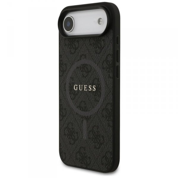 Etui Guess 4G Ring Classic Logo MagSafe  do iPhone Air czarny