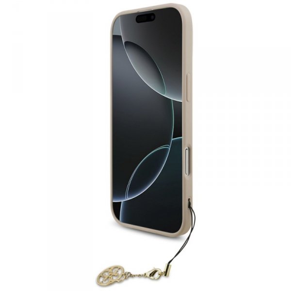 Etui Guess 4G Charms Collection MagSafe  do iPhone Air różowy