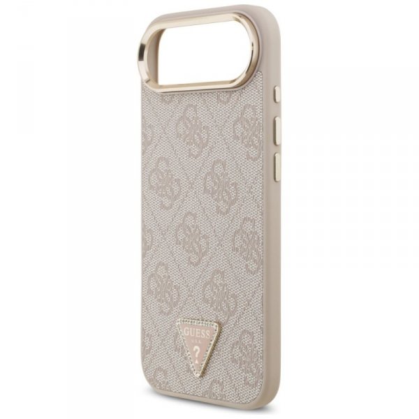 Etui Guess 4G Triangle Logo MagSafe do   iPhone Air różowy złoty