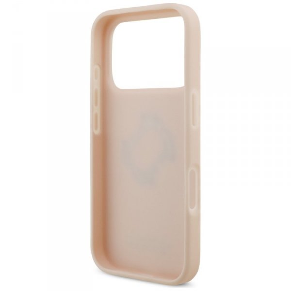 Etui Guess Grained Big 4G & Classic Logo do iPhone 17 Pro różowy
