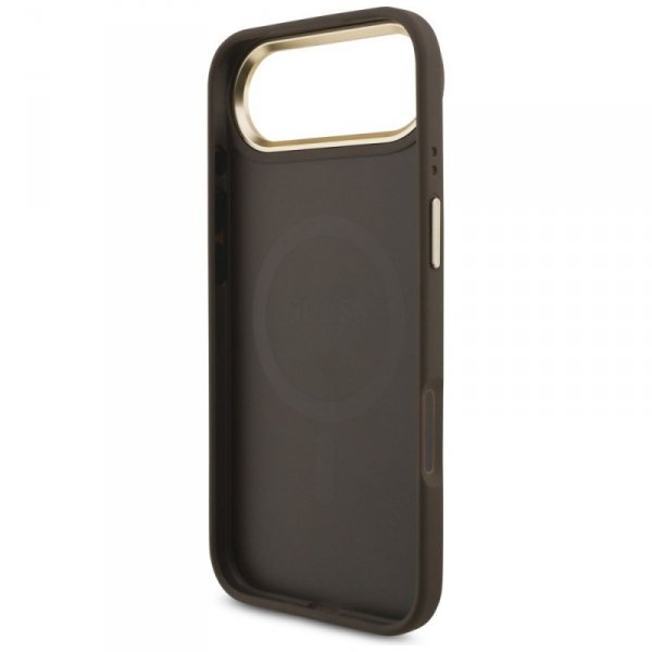 Etui Guess 4G Strass Logo MagSafe do     iPhone Air brązowy