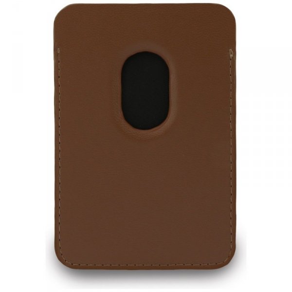 Zestaw portfel + hand strap Guess        triangle MagSafe brązowy