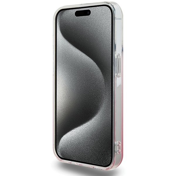 Hello Kitty HKHCP14LHDGKEP iPhone 14 Pro 6.1&quot; różowy/pink hardcase IML Gradient Electrop Kitty Head